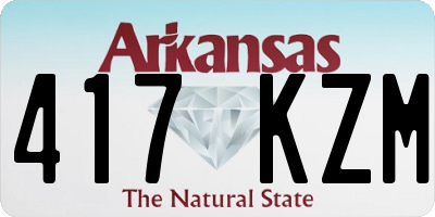 AR license plate 417KZM