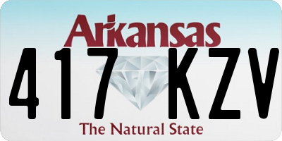 AR license plate 417KZV