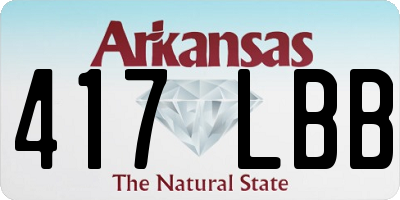 AR license plate 417LBB