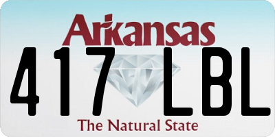 AR license plate 417LBL