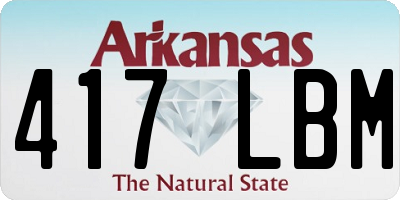 AR license plate 417LBM