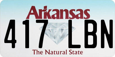 AR license plate 417LBN