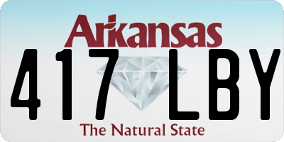 AR license plate 417LBY