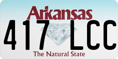 AR license plate 417LCC