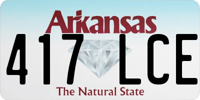 AR license plate 417LCE