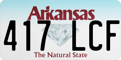 AR license plate 417LCF
