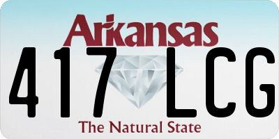 AR license plate 417LCG