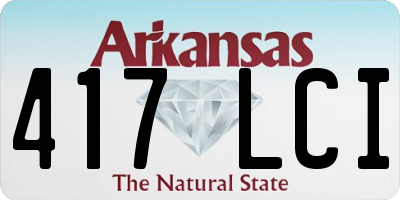 AR license plate 417LCI