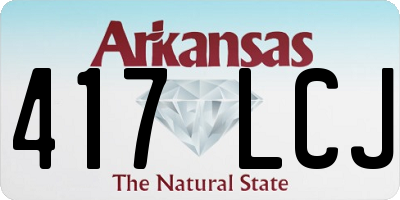 AR license plate 417LCJ