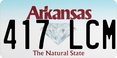 AR license plate 417LCM