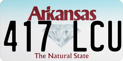 AR license plate 417LCU