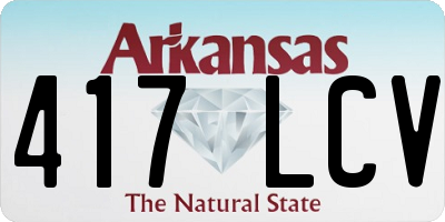 AR license plate 417LCV