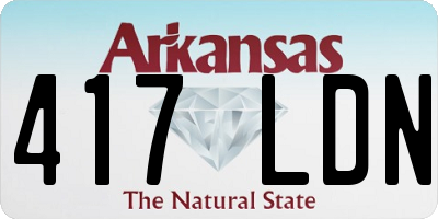 AR license plate 417LDN