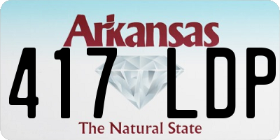AR license plate 417LDP