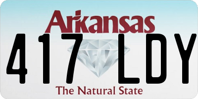 AR license plate 417LDY