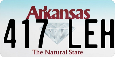 AR license plate 417LEH