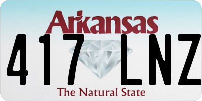 AR license plate 417LNZ