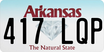 AR license plate 417LQP