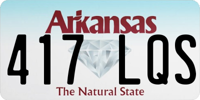 AR license plate 417LQS