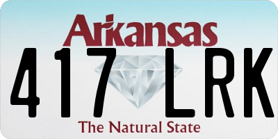 AR license plate 417LRK