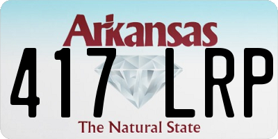 AR license plate 417LRP