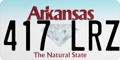 AR license plate 417LRZ