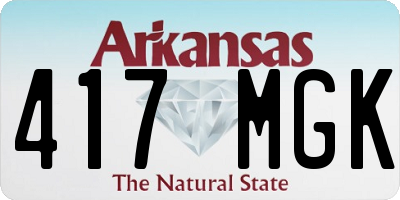 AR license plate 417MGK