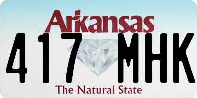 AR license plate 417MHK