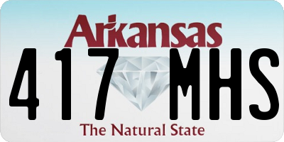 AR license plate 417MHS