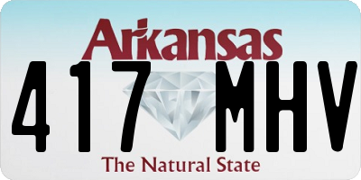 AR license plate 417MHV