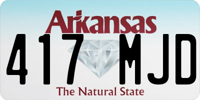 AR license plate 417MJD