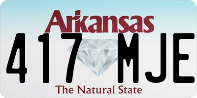 AR license plate 417MJE