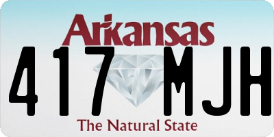 AR license plate 417MJH