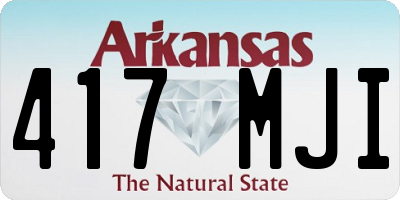 AR license plate 417MJI