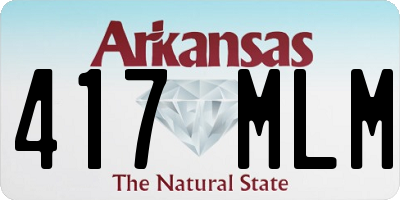 AR license plate 417MLM