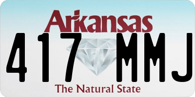 AR license plate 417MMJ