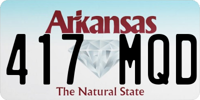 AR license plate 417MQD