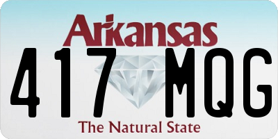 AR license plate 417MQG