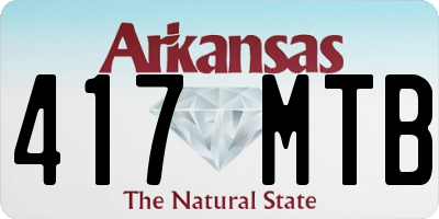 AR license plate 417MTB