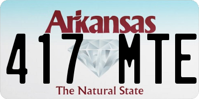AR license plate 417MTE