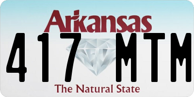 AR license plate 417MTM