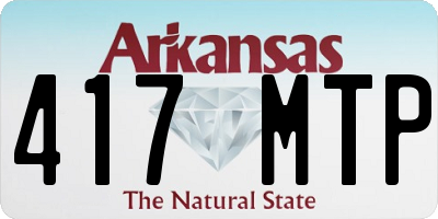 AR license plate 417MTP