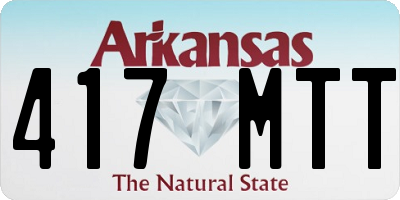 AR license plate 417MTT