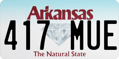 AR license plate 417MUE