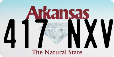 AR license plate 417NXV
