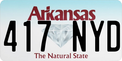 AR license plate 417NYD