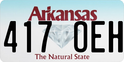 AR license plate 417OEH