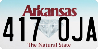 AR license plate 417OJA