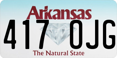 AR license plate 417OJG