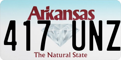 AR license plate 417UNZ